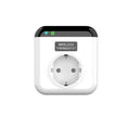 White European smart socket with thermostatic and voice control features
