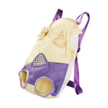 Soft non-woven polyester canvas pet backpack for cat carrying in VC orange colour