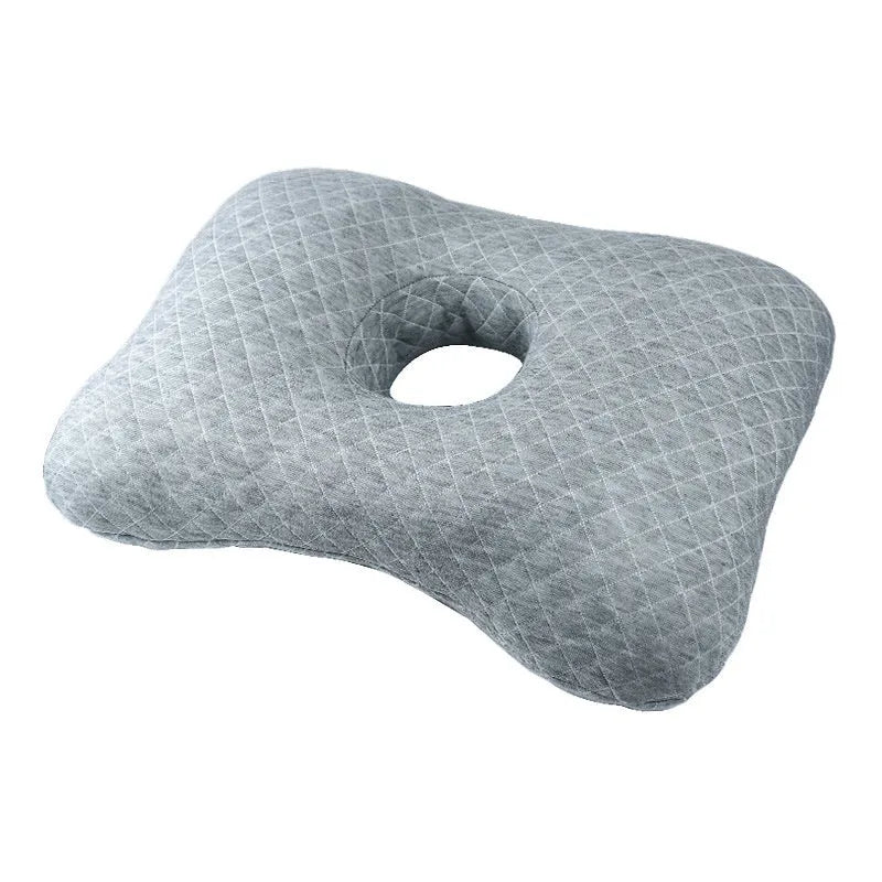 Beauty salon single hole ear pillow in New Chinese style, shown in a grey colour option.
