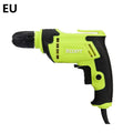 Pistol-grip electric power drill with a 10mm chuck, shown with dimensions 24x24x7cm.