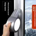 Roll of high-adhesive windproof draught exclusion tape in silver grey colour