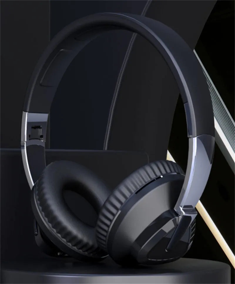 H3 wireless subwoofer headset in black colour showing ear cushions and control buttons