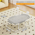Large grey fabric kennel for cats and puppies with a breathable bracket design