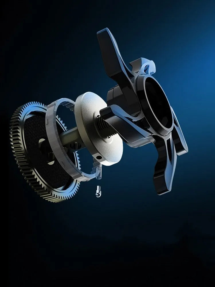 Magnesium frame baitcasting reel with bait finesse system in Falcon microdroplet colour
