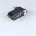 USB 2.0 multi-port expansion hub with spinning colour design in black and white options