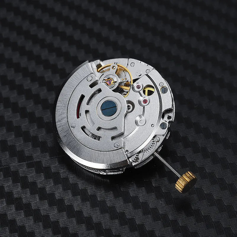 Silver 8215 automatic watch movement replacement with 25mm diameter