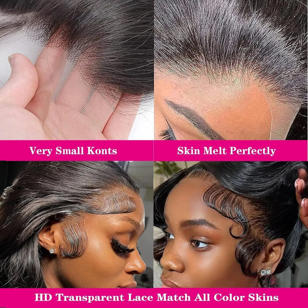 Black medium-long curly full-head synthetic wig on a lace mesh cap