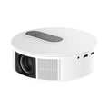 White HD projector with remote control for home theatre and bedroom cinema projection