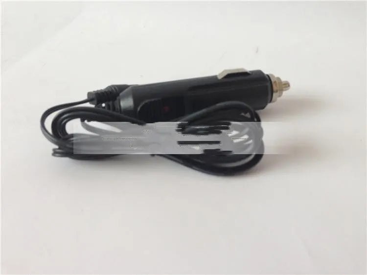 GKL112 model black USB car charger adaptor with UK plug for 220V vehicle installation.