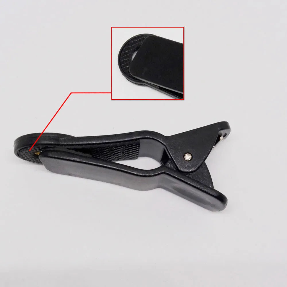 12x universal mobile phone telescope lens with metal collar clip for attachment