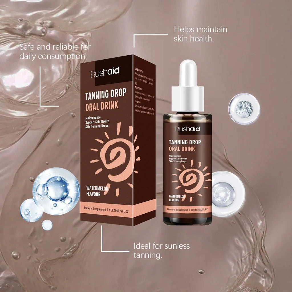Sun protection tanning essence 60ml tube with product dimensions 30x30x125mm