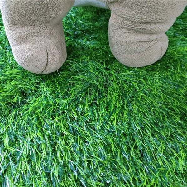 Green realistic dog grass pee pad for indoor outdoor potty training washable mat