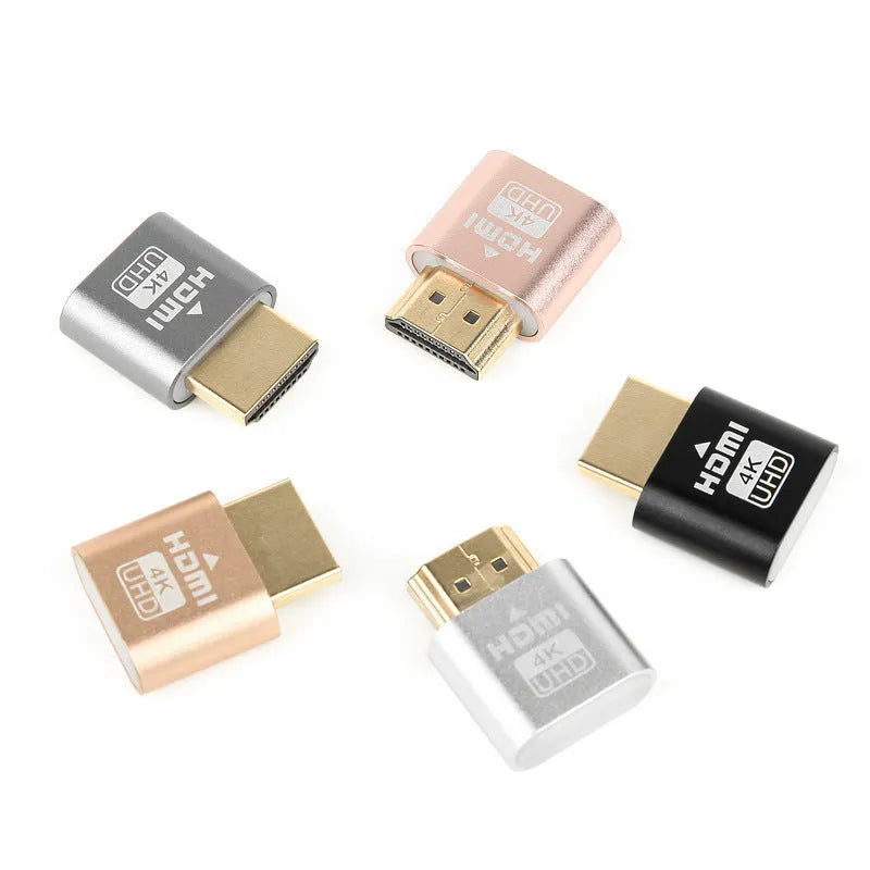 Graphics card HDMI virtual display adapter with 26.5mm interface for screen spoofing