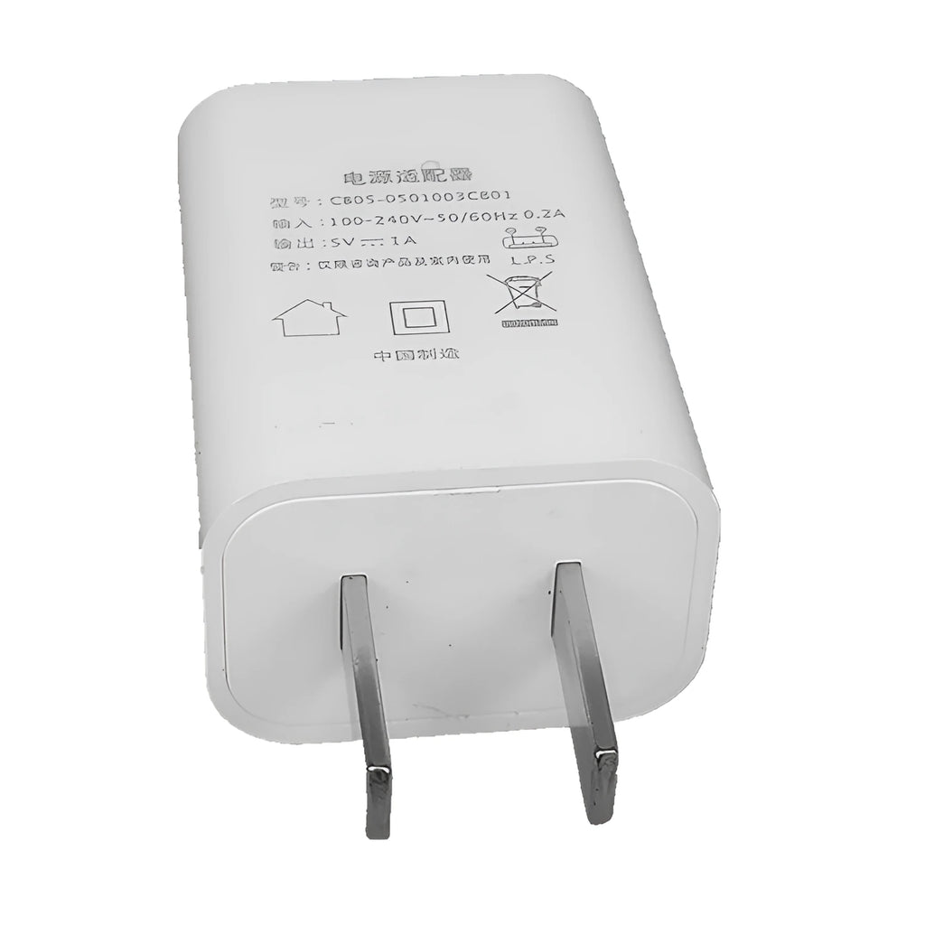 CE FCC certified slim 5V1A USB charger with wide voltage input