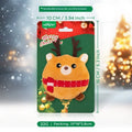 Christmas cat plush toy with catnip in festive design options including elk, tree, Santa and egg motifs