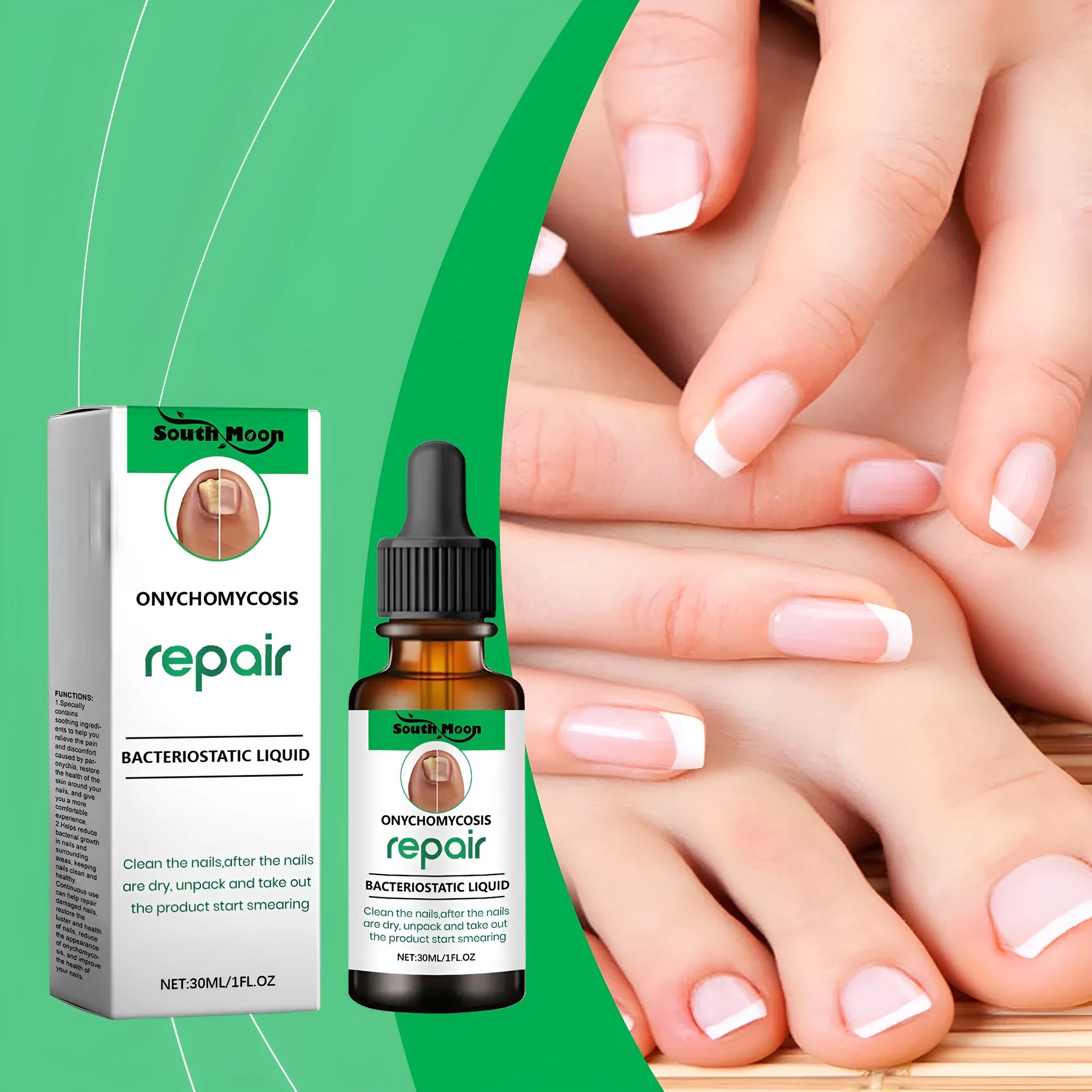 30ml nail care nursing solution bottle for gentle daily cleaning