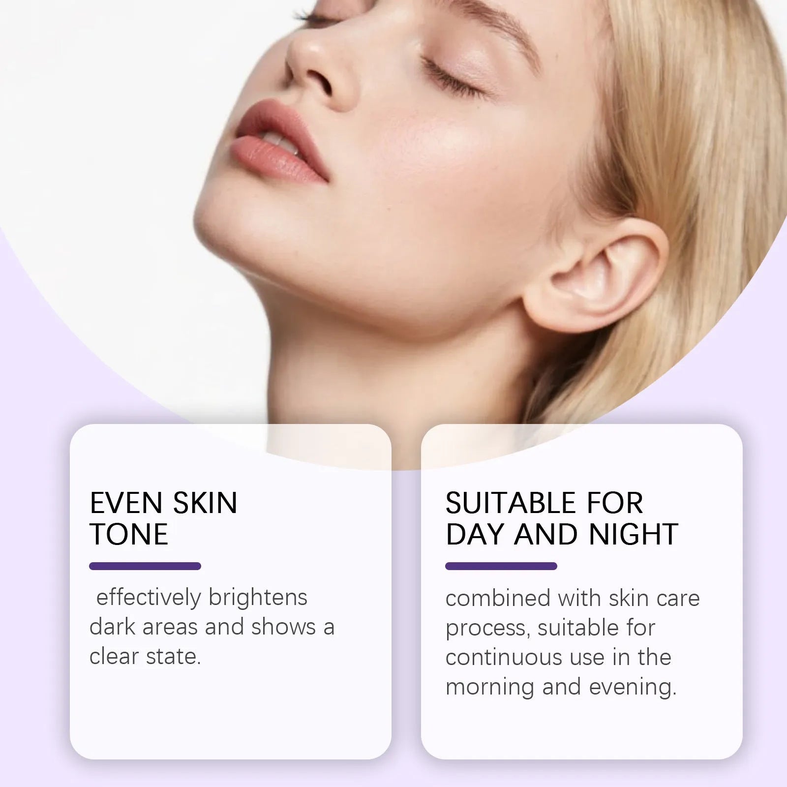 50g skin care cream jar for daily moisturising and pore refinement measuring 3.5cm wide