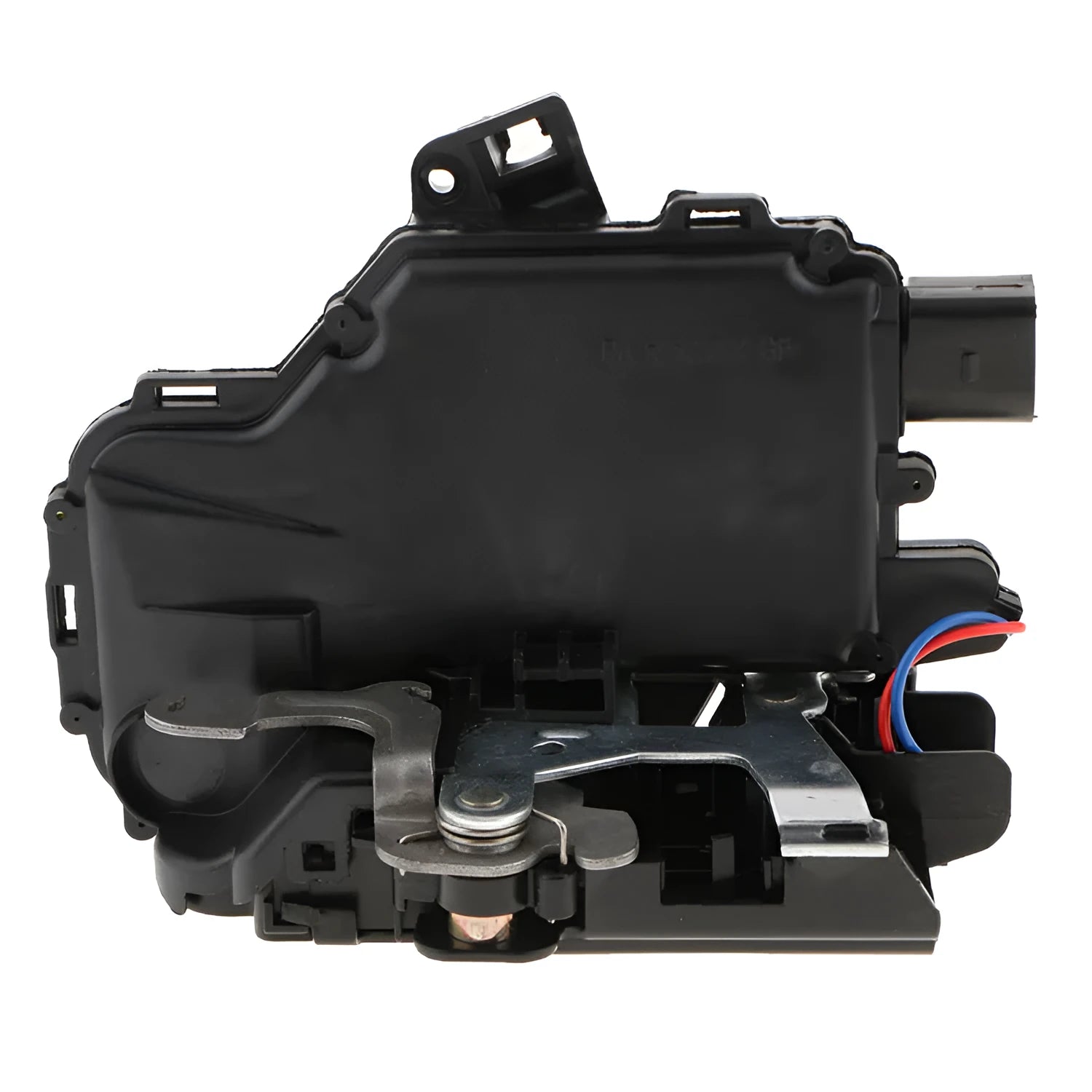 Black VW Golf 4 Passat B5 compatible door lock block for left-hand doors