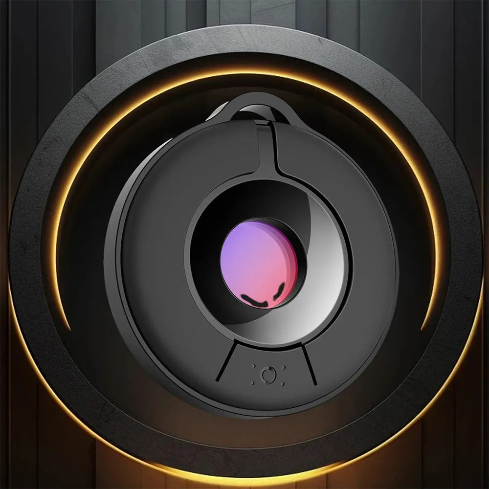 Compact infrared camera detection device with filtering lens for finding hidden surveillance cameras