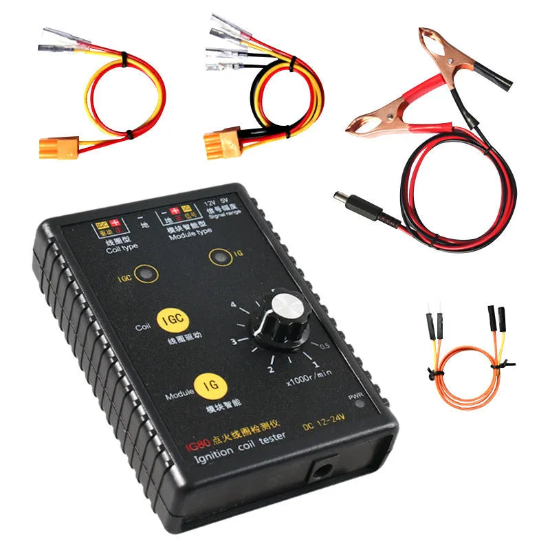 IG80 automotive ignition coil detector for gasoline and natural gas vehicle diagnostics