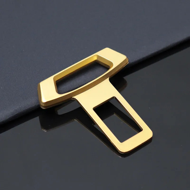 Metal car silencer insert in matte black, gold, and silver colour options