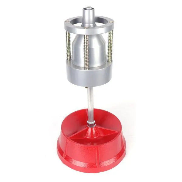 Portable wheel balancer with aluminium head and bull's-eye level for cars and trucks