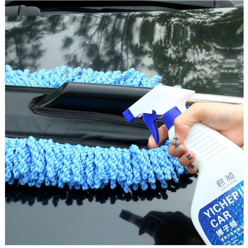 500ml powder sprayer car wax kit with dust wax applicator for automotive paint maintenance