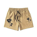 A pair of men's lightweight mesh beach shorts in a solid colour on a plain background.