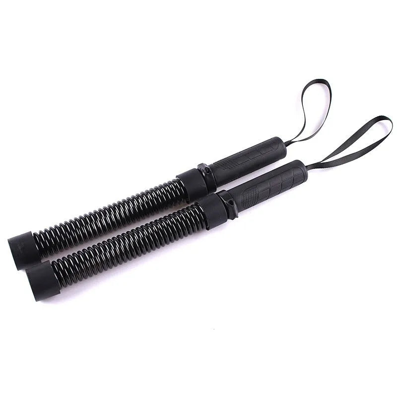 Cordless flat sling rope spring bar 2-pack in TPE material for men's arm and chest exercise