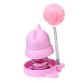 55mm mint-scented cat toy with music features in blue, orange, or pink colours