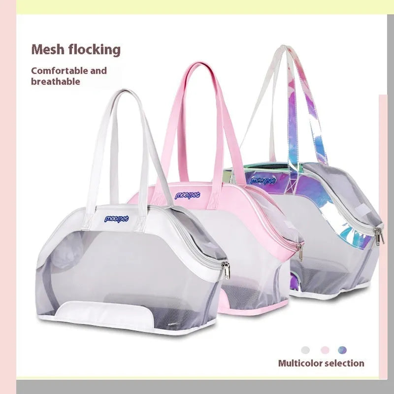 MOORPET leather cat carry bag with 25 litre capacity in multiple colour options