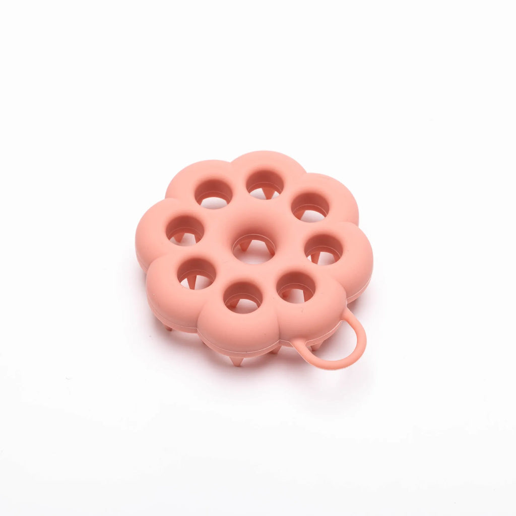 Silicone pet hair care grooming tool with massage brush design for dry and wet use