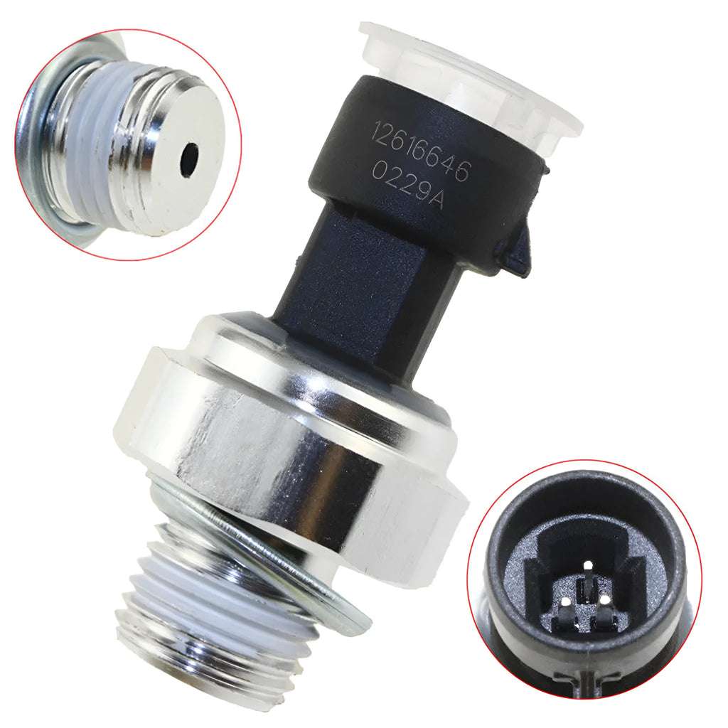 Buick Chevrolet oil pressure sensor replacement part with OEM part numbers