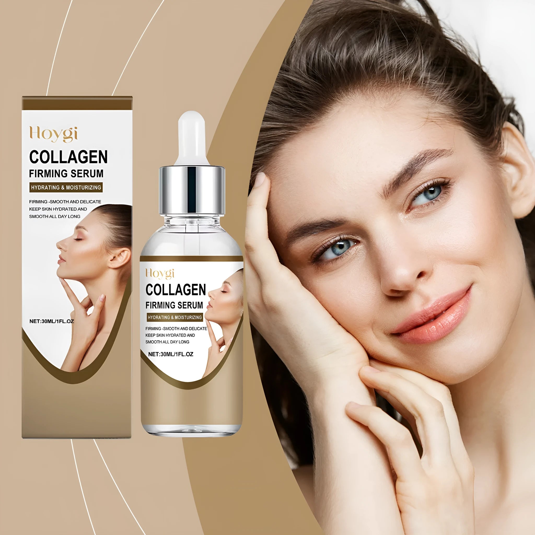 30ml collagen firming care solution bottle with hyaluronic acid