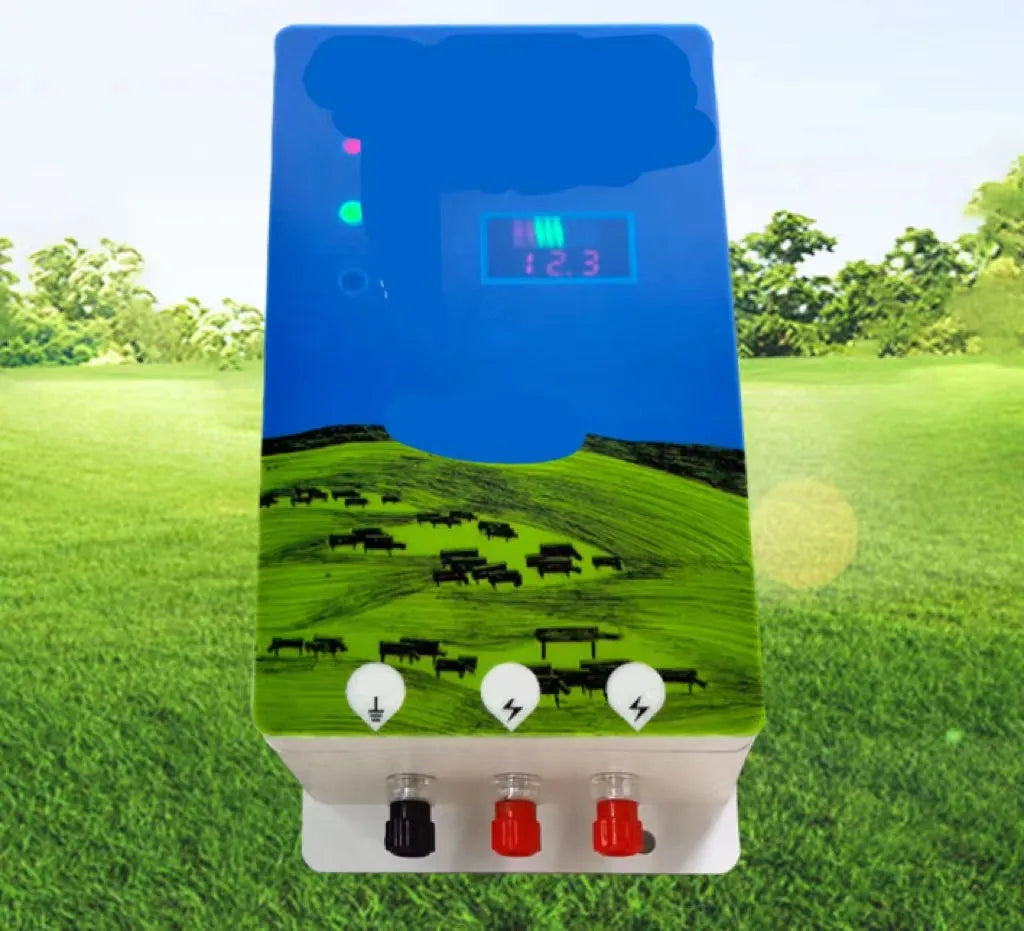 Pasture electronic host high voltage pulse breeding grid fence full set with display options