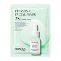 Single-use white gel facial sheet mask in a 30g sachet from a range including collagen and hyaluronic acid variants.