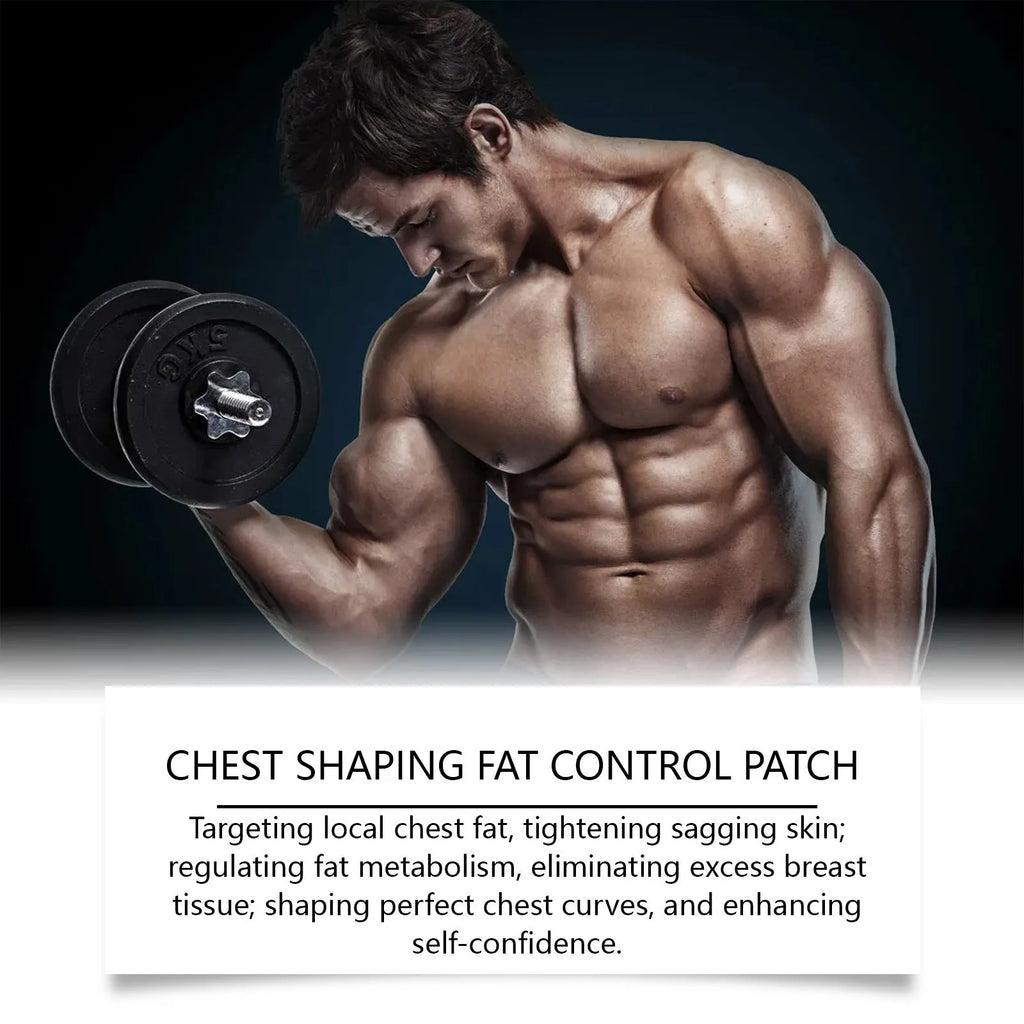 Men's figure control patch four-pack with herbal ingredients