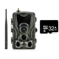 HC801M outdoor surveillance camera in camouflage colour with 1080p HD resolution and wide-angle lens