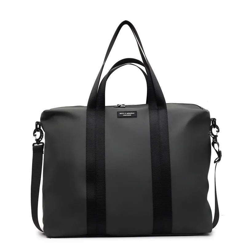 Oxford cloth lightweight tote bag in black, grey or champagne with 20-35L capacity