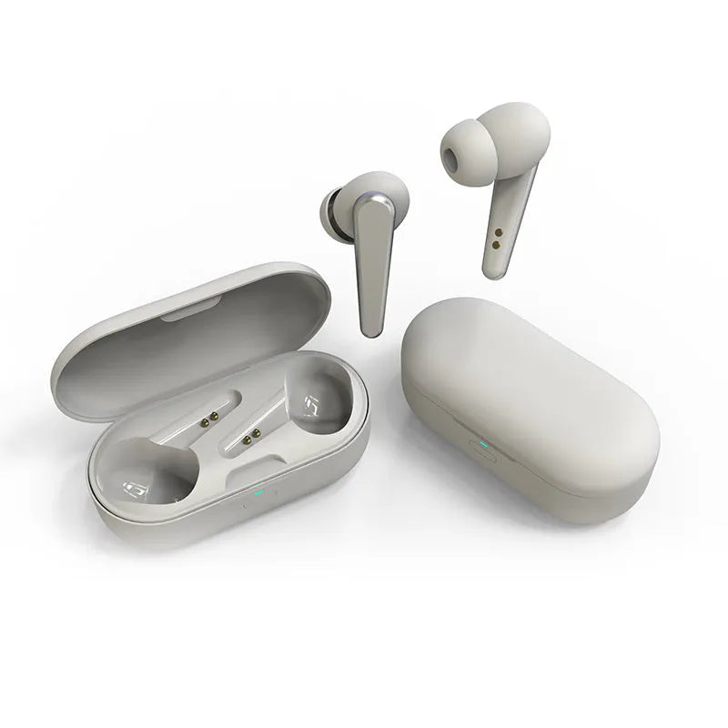 ANC active noise reduction wireless headphones in five colour options showing earplug design