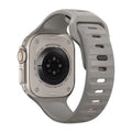 Ultra Fluoro Rubber Watch Band for Apple Watch in multiple colours with a T buckle closure.