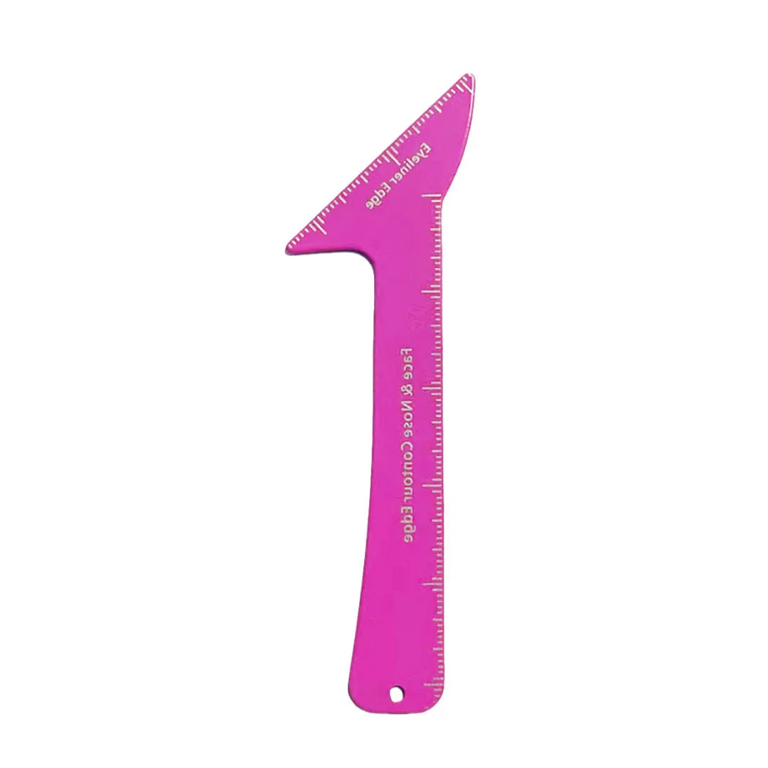 3 in 1 reusable eyeliner stencil tool for hooded eyes creating winged liner and contour.