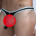 Men's ice silk fabric briefs shown in multiple colours including white, black, and army green.