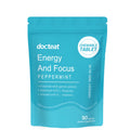 Mint Press Candy compressed sugar tablets with vitamin B6, B12, and L-theanine, 90 pieces in bags