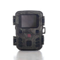 Black infrared night vision monitoring device with 12MP resolution and TF card storage slot