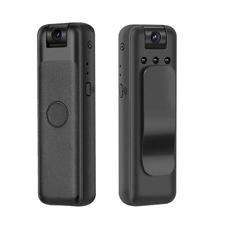 Black back splint surveillance camera with Type-C port and WIFI connectivity