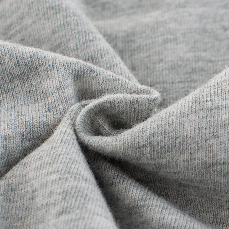 Grey cotton children's T-shirt showing front view with size options from 90cm to 140cm