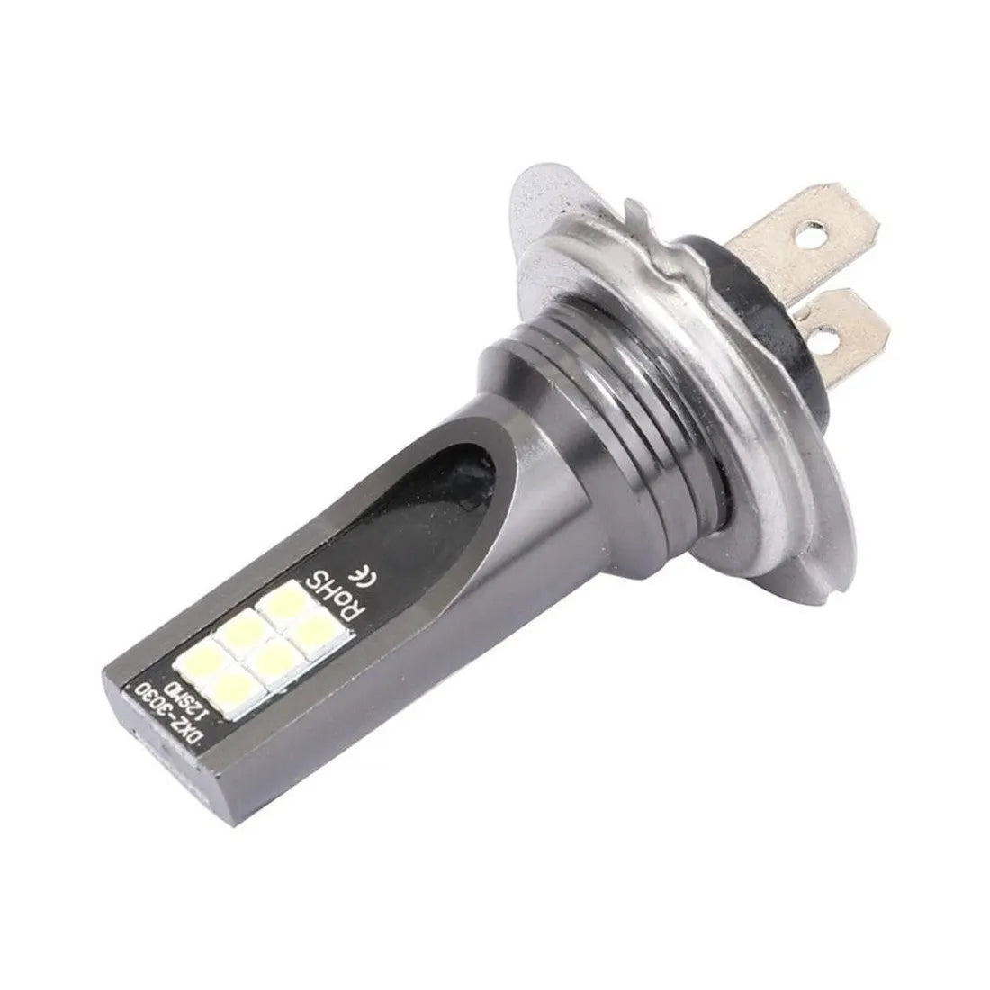 H7 110W LED car fog light unit with aluminium housing and SMD beads.