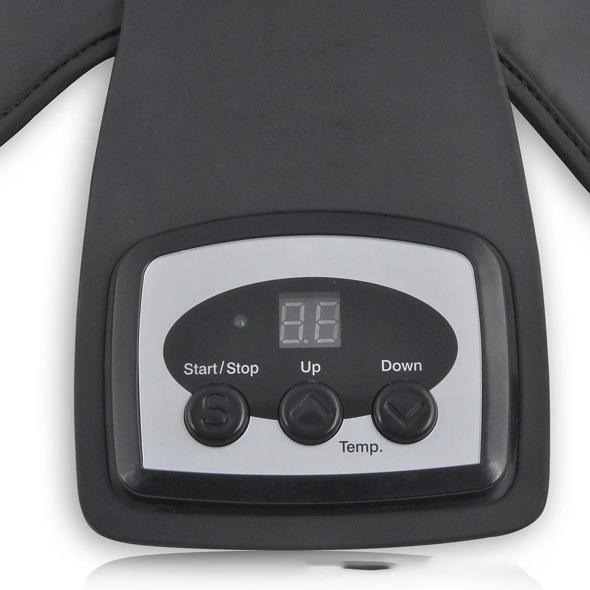 Portable knee and shoulder massager with infrared heat therapy and temperature control display