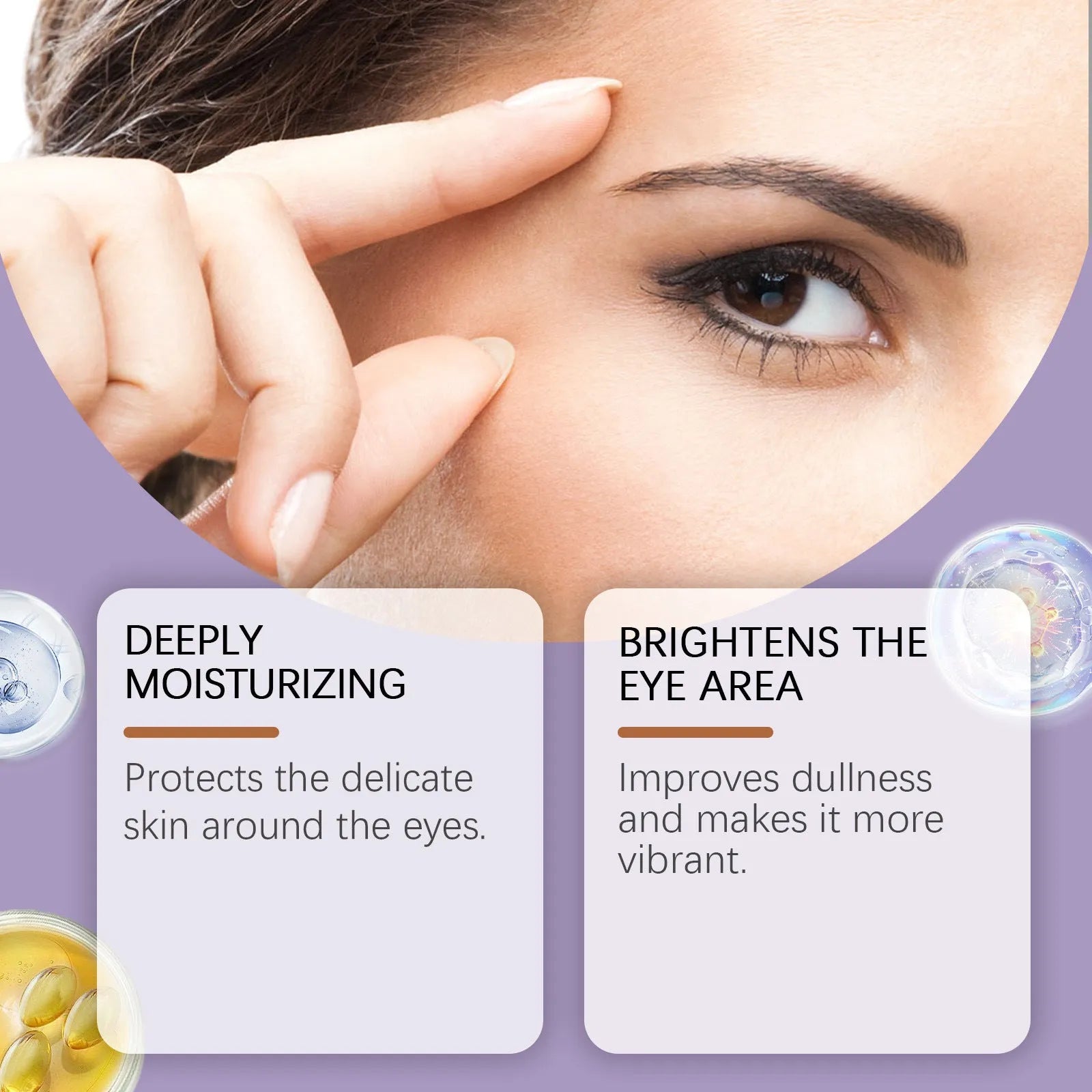 30g jar of nourishing eye cream for gentle under-eye moisturisation